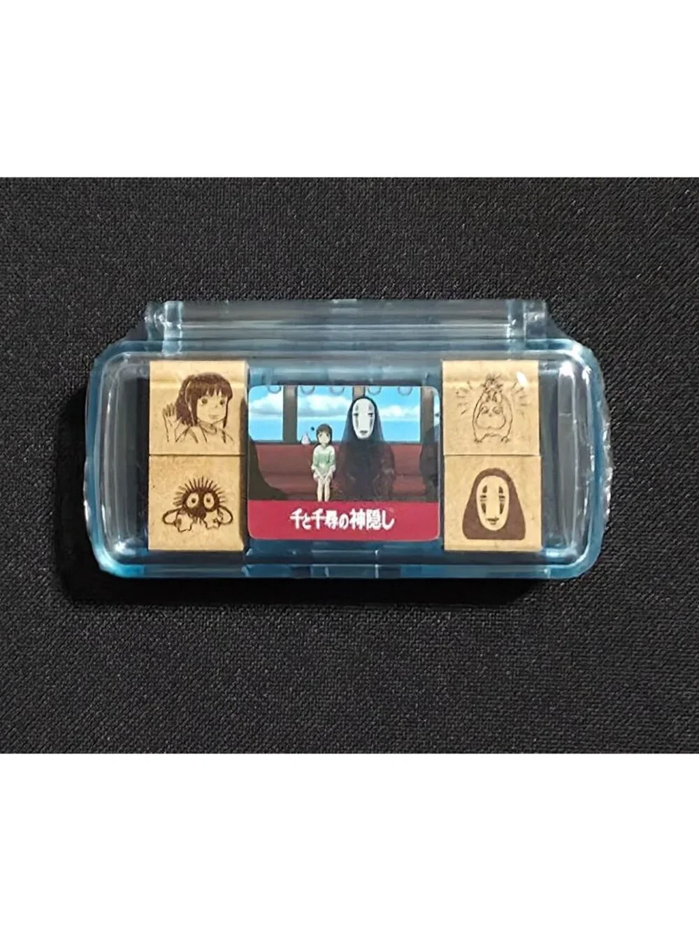 NEW Studio Ghibli Park Japan Spirited Away 4-Piece Mini Stamp Set + Ink Pad